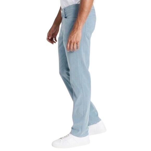 Frame LHomme Slim Men Jeans Size 38X32 Blue Straight Leg Comfort Stretch Twill - Picture 3 of 16